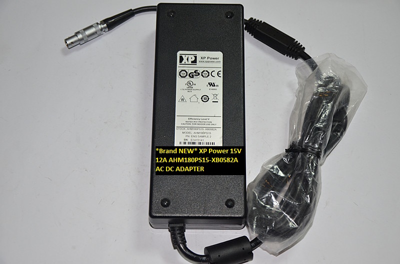 *Brand NEW* AHM180PS15-XB0582A XP Power 15V 12A AC DC ADAPTER